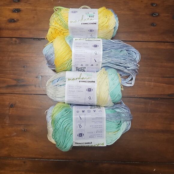 Lion Brand Mandala String Yarn bundle of 4 - Picture 1 of 3